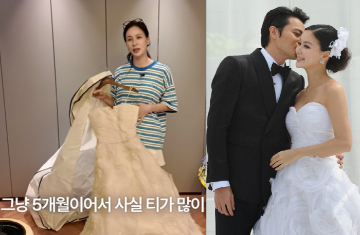 Jang Dong-gun ♥ Married at 5 months of pregnancy before Ko So-young's marriage...a thieving wedding dress
