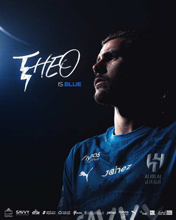  Big European club slapped Al Hilal's ambition, fullback Teo of France's active national team was recruited