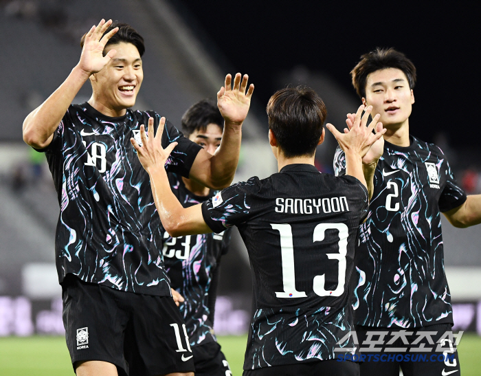  Kang Sangyoon scored the first goal