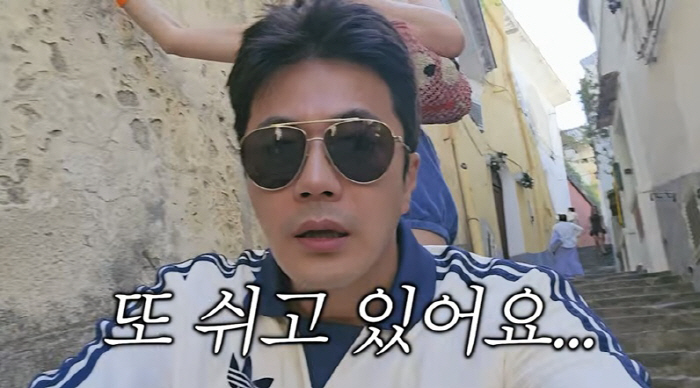 Kwon Sang-woo ♥ Son Tae-young explodes in low-quality physical strength in the heat of climbing stairs after drinking champagne