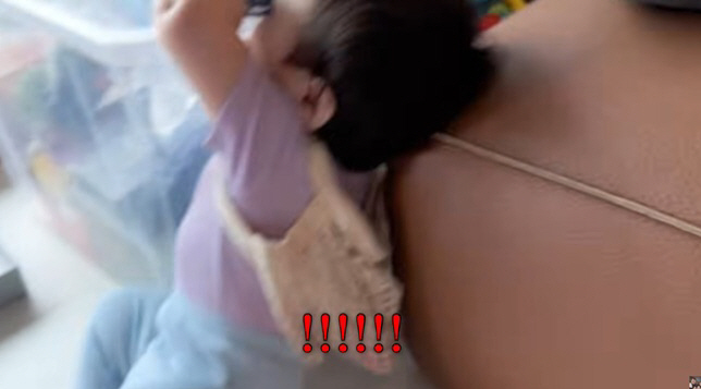 Lee Eunhyung, let's hurt your son's head. Surprise..I don't know! I'm upset about real-life parenting