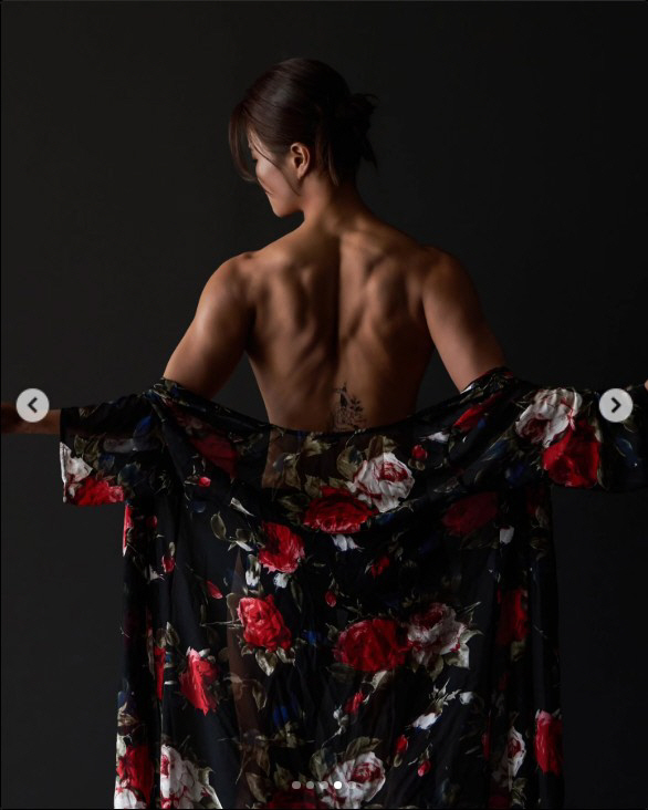 Kim Hye-sun's body-proven muscles, not words