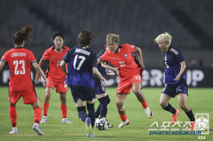 Korea University's youngest on-top Jung Dabin's thrilling equalizer! 1 to 1 draw with Japan!Good fight. 