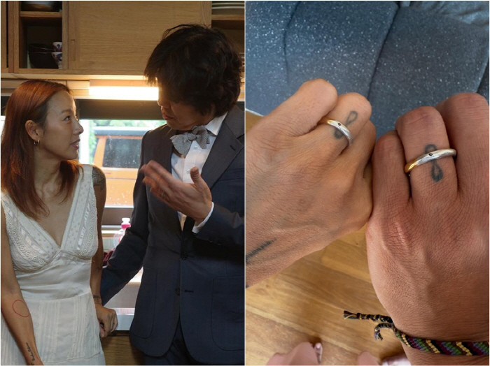 Lee Hyo-ri ♥ Lee Sang-soon couple eventually got the same ring after 12 years of marriage