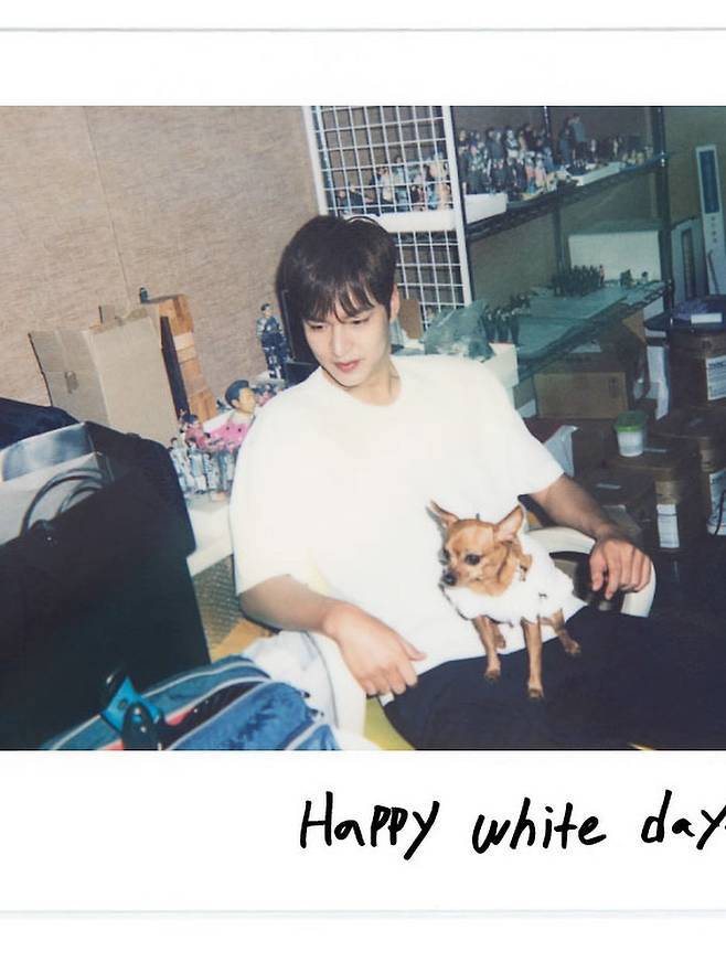 Lee Min-ho, sad farewell after 16 years...My beloved chocolate is in the arms of nature. 