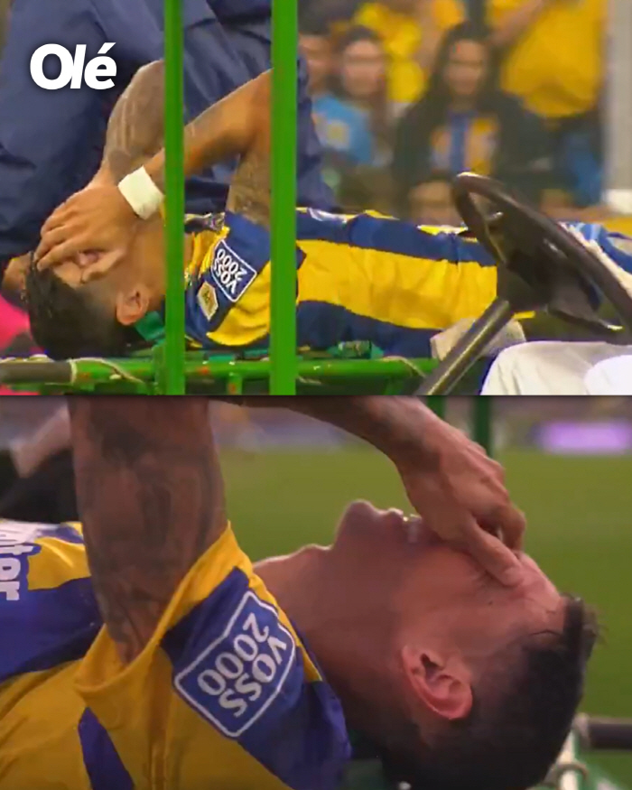 Tears welled up and he was injured in a murder tackle in his return to his home after 18 years...Di Maria, a crybaby legend who was stretchered after scoring a goal