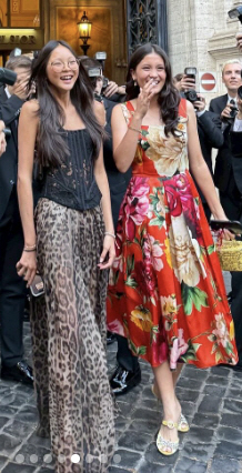 173cm Yanoshiho Chusarang, see-through leopard print look  full me cup glasses