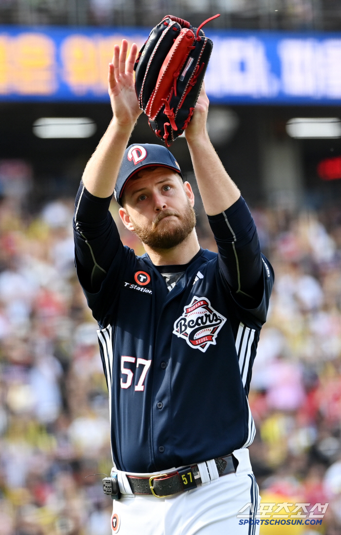 Bullpens OK, but suddenly it's not good. → Doosan's Colerbin will be the first starter in the second half of the year