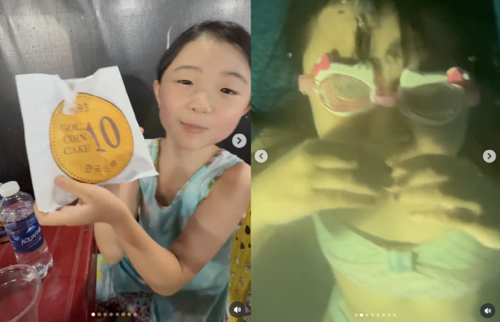 Lee Ji-hye's daughter Taeri, will you debut as a YouTuber at the age of 8..a marketing girl with a lot of talent