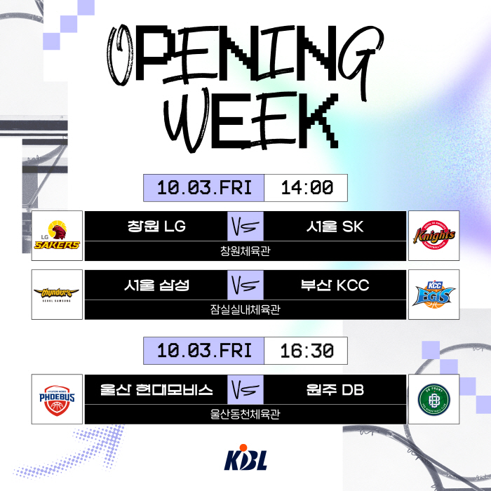 Men's Professional Basketball Opens October 3