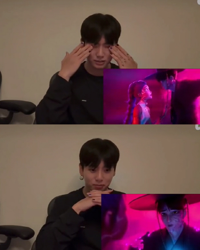 BTS Jungkook's 'Kedeheon' over-immersed tears. 'The ending is so sad.' → Singing 'Soda Pop' passionately