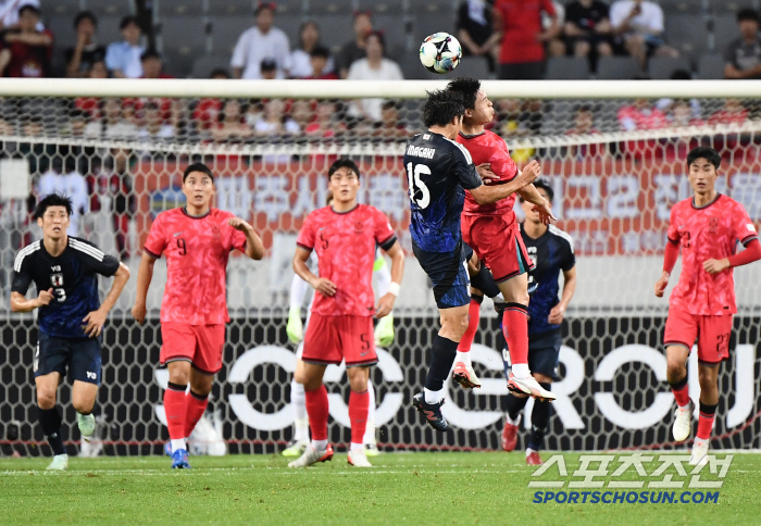 Hong Myung-bo, who lost a painful point after hitting the goalpost, finished behind 01...Jermain's 5th goal