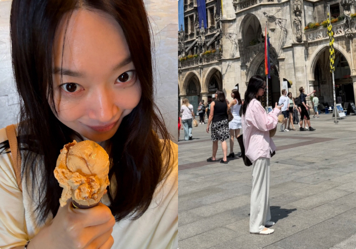 Following Lee Hyo-ri and Jennie, Shin Min-ah..European stride in toe shoes 'Lee Man-bo walked'