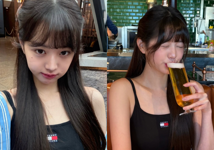 Jang Won Young, your nails and eyelashes are 'OFF'..Free, bare-faced stride in Germany