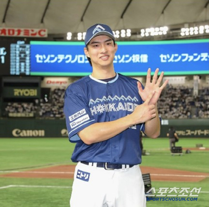 The Japanese left-hander shot the best at 160kmh, but...It'd be great if we could catch control of the ball. 