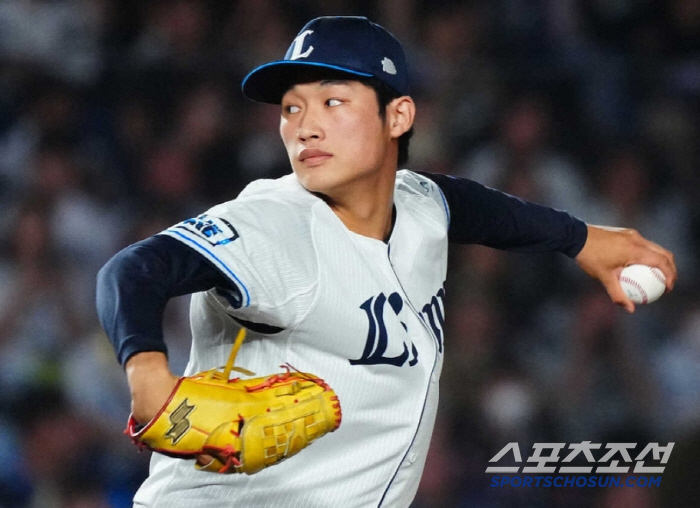The Japanese left-hander shot the best at 160kmh, but...It'd be great if we could catch control of the ball. 