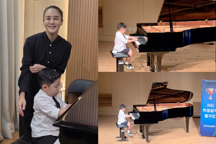 Kim Mi-yeon, 5 years old, was a piano prodigy. I'm proud of you for the grand prize at the first competition in 6 months