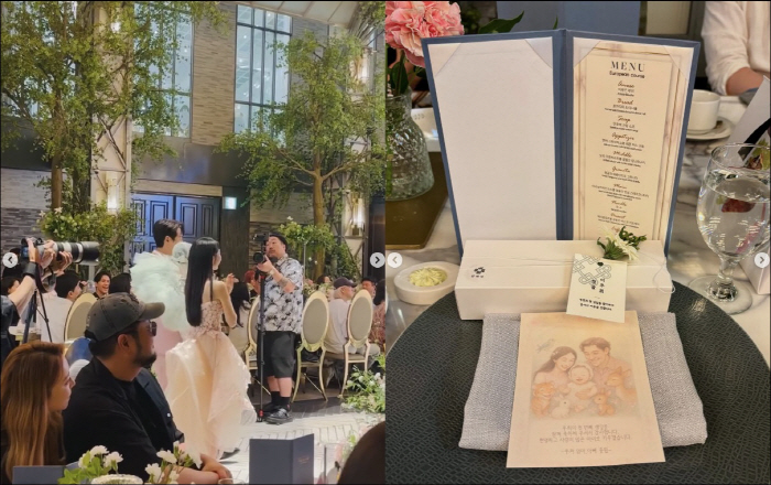 Lee Ji-hoon ♥ Oh, it's a fancy first birthday party than a wedding...Dad's the most excited