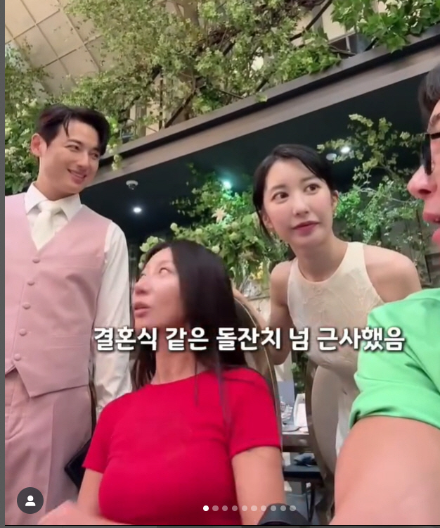 Lee Jihoon ♥ Ayane wore 3 controversial dresses a wedding-like first birthday party