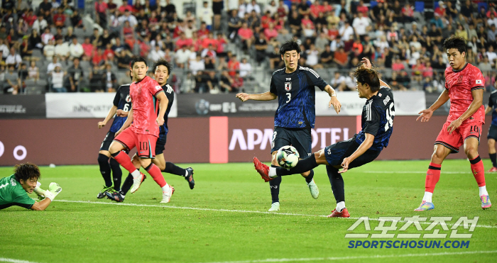  Kim Moonhwan's cross that missed the mark