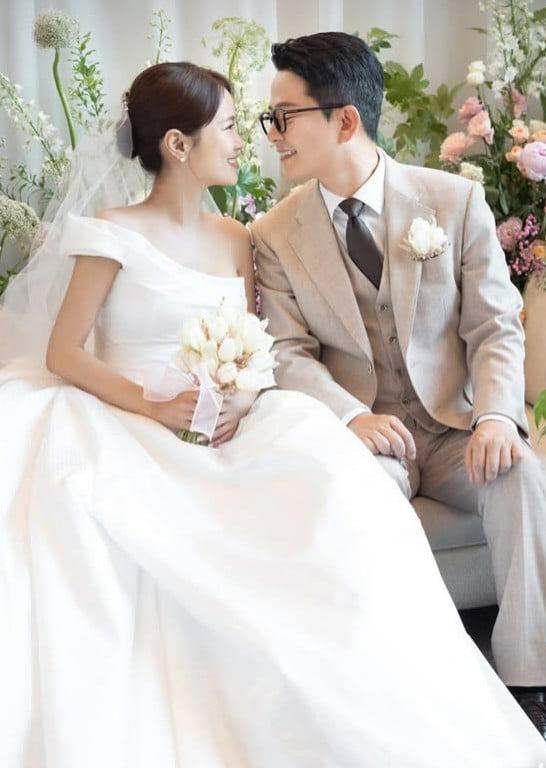  'Kim Jun-ho ♥' Kim Ji-min's 1200 people's wedding speech, 'Thank you to everyone who shone, I'll live well.'