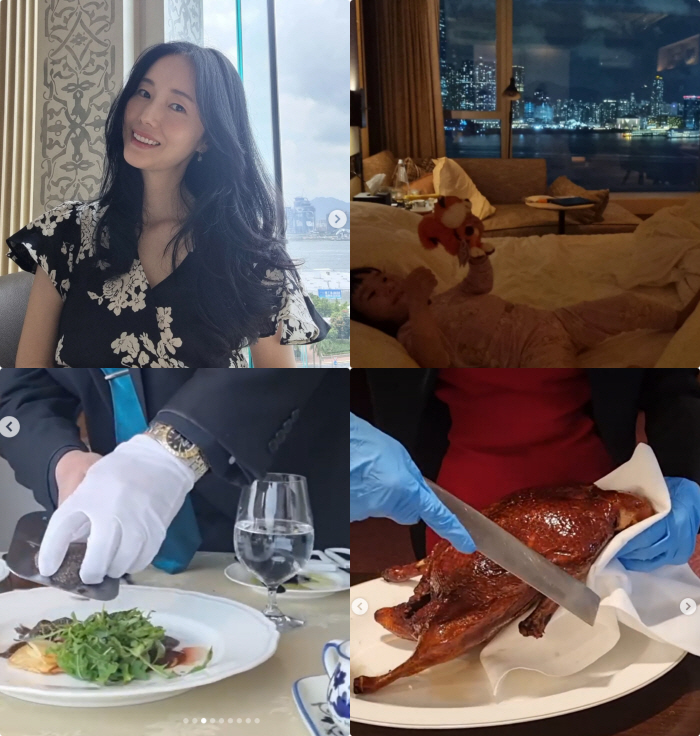 Lee Jung-hyun, did you leave the ♥ doctor's husband as your second child..I'm going on a luxury business trip with only my first daughter