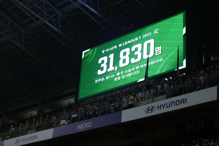 The K-League continues to run in box office. At least 2 million spectators have been watching for 3 consecutive years