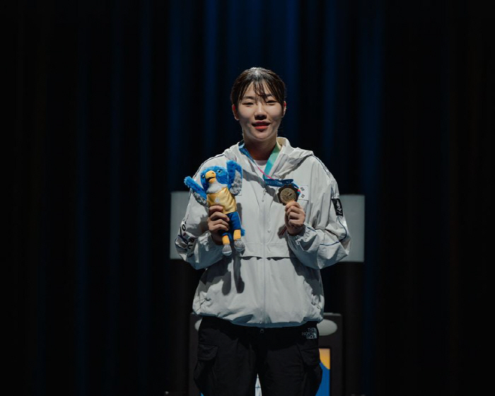 World University Pistdo Ranked 2nd in the world, Cho Yong-young, 女 Sabres Individual Exhibition 金쾌거!