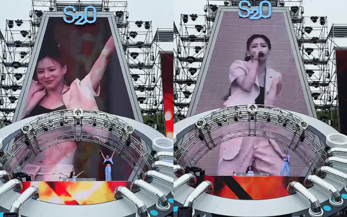  Actor threatening Dahee Kim Siwon made a comeback as a DJ...S2O Songkran Festival Performance Eyes