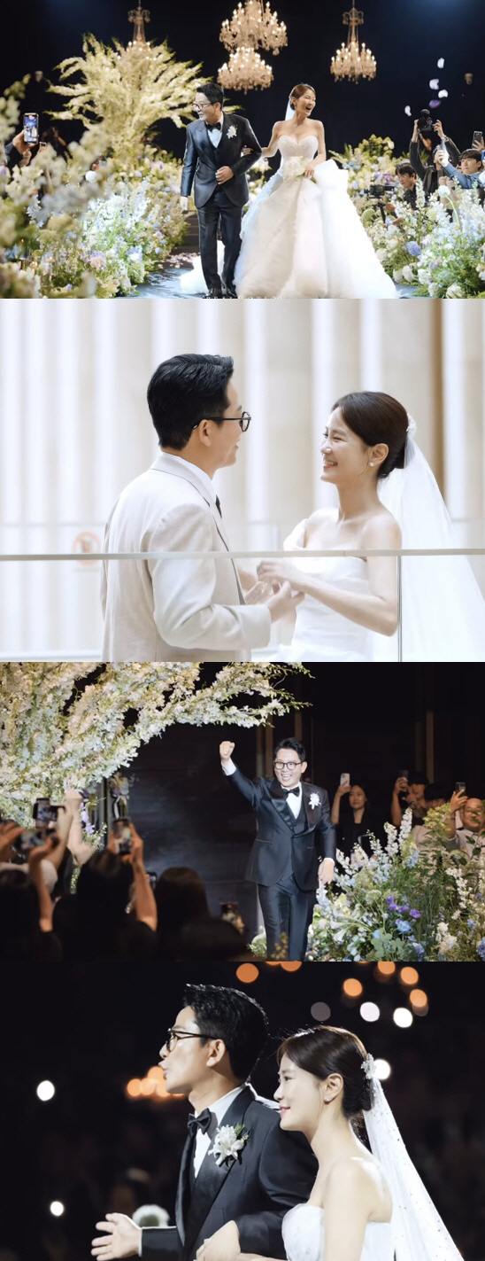 Kim Jun-ho ♥ Kim Ji-min, the main ceremony video of the wedding ceremony, which attracted 1,200 guests, was released..a heart-wrenching start