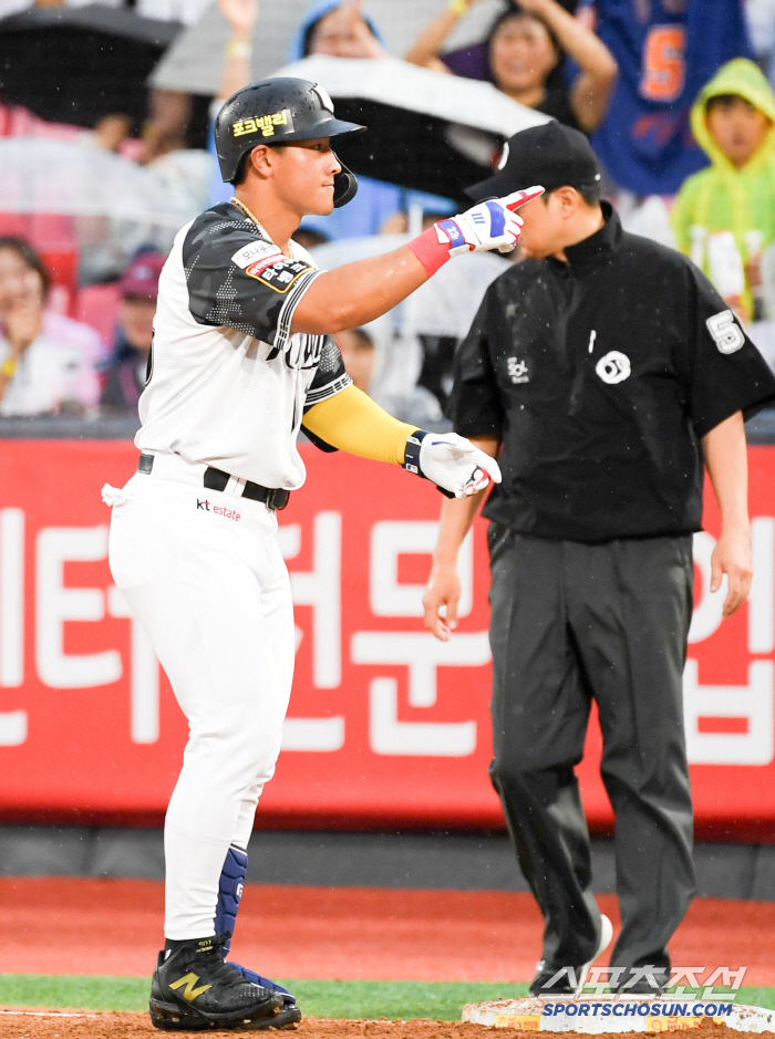 KBO record hitter reversal? 60% of on-base is scarier than 140m home runs