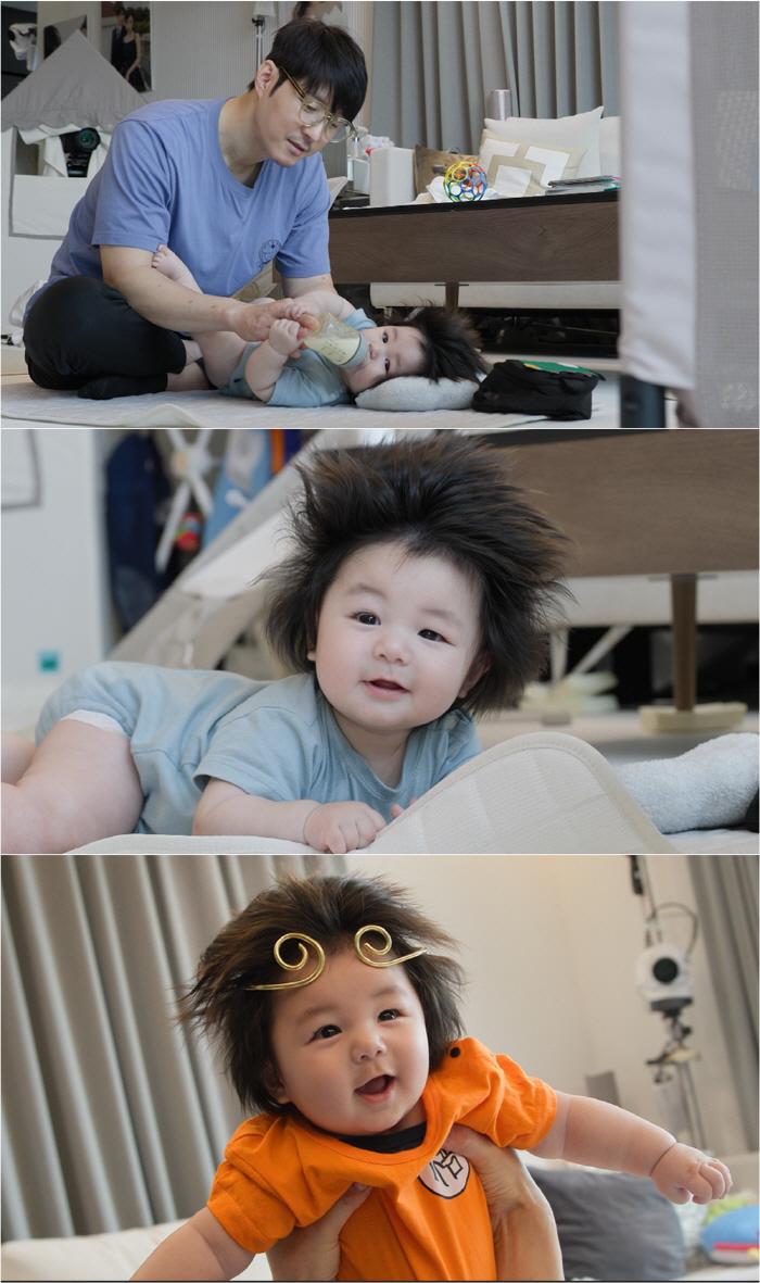 Shim Hyung-tak 164 Days, Lion's Mane Hair  9.9kg Giant Baby's First Appearance (Shudol)