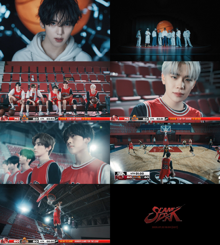 Jebewon unveils slam dunk on the 23rd...Refreshing  energetic cheering song