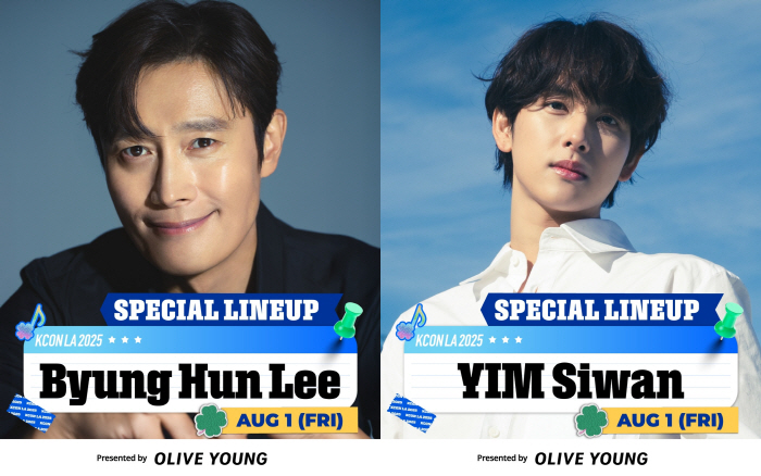 Lee Byung-hun and Yim Siwan Join Star Lineup for KCON LA 2025