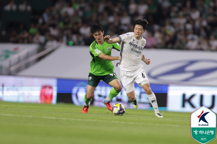 Kim Jin-gyu Compano's consecutive goals Jeonbuk and Kim Dae-woo leave Gangwon with 20 wins, 22 official matches without losing  leading the race 