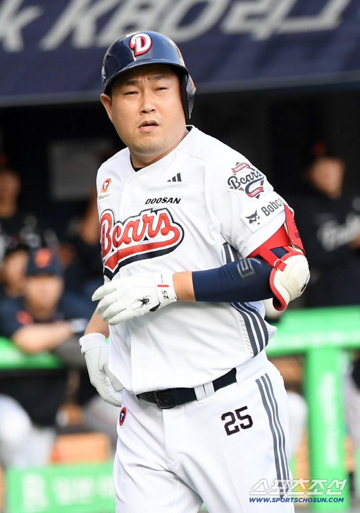  Doosan Yang Eui-ji banged up