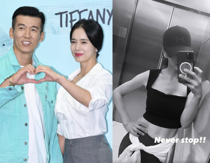 Sean ♥ Jung Hye-young, the first time I've seen this..43 kg certified as a crop top body