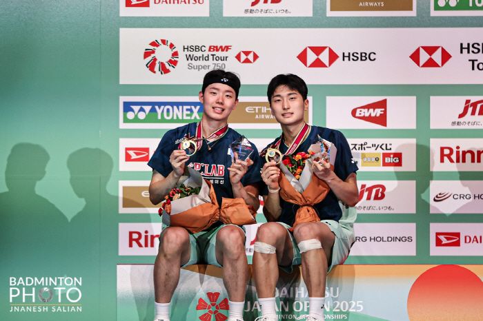 Seo Seung-jae and Kim Won-ho, the world's No. 1 self-congratulatory show, easily passed the round of 32 at the Chinese Open...Super 1000 Grand Slam challenge cruises too