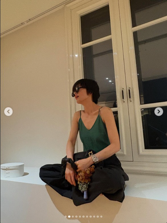 Song Hye-kyo Radiates Summer Charm with Iconic Short Hair Style