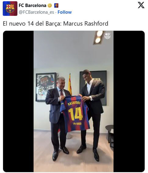 Barcelona No. 14 Rashford Noukamp, as comfortable as my home, debuting in Warsaw against Seoul Daegu?