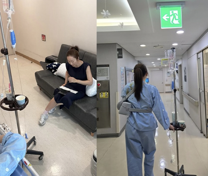 Kim Kyung-hwa broke the sad news. My daughter's accident or surgery suddenly broke my heart