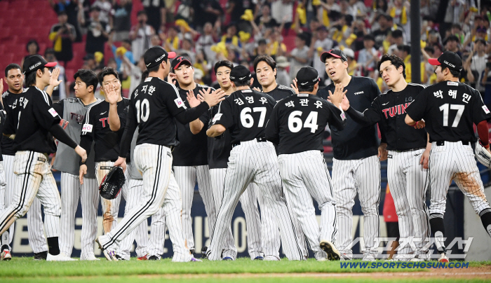 LG won four games in a row