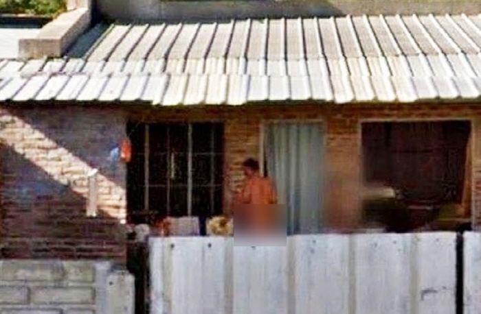 I was naked in the yard of my house, and then I clicked...Man wins Google Street View