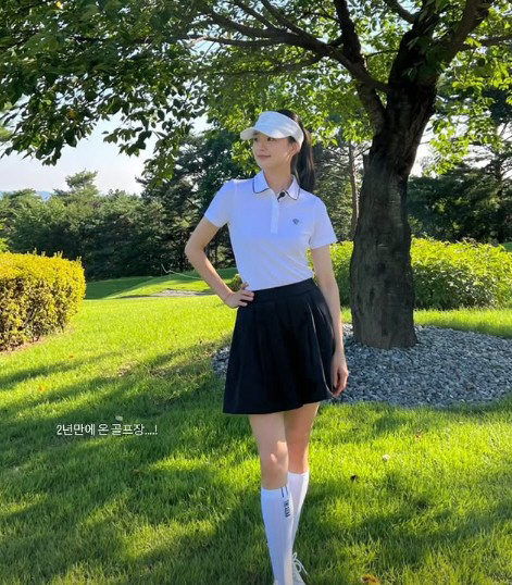 Son Yeon-jae's First Free Wife Time After Giving Birth...A golf course I visited for the first time in two years