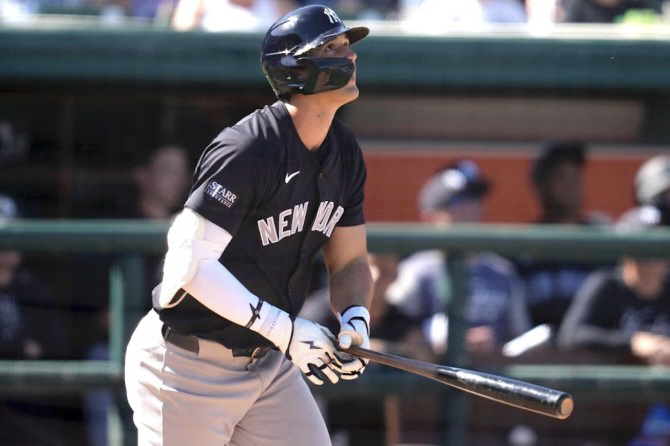 Three home runs exploded in left-handed jersey Triple-A! 29 Home Run Minor 1st Run, but the Yankees send it to ARI?