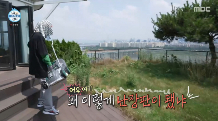 Height, jungle forested 3.8 billion Han River view garden 37 degrees open the lawn (Nahonsan)