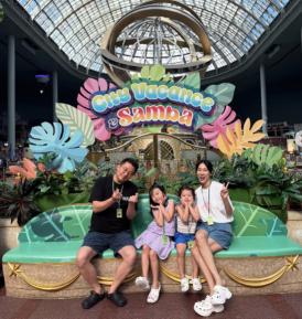 Lee Ji-hye, I'm getting emotional again at the amusement park in the heat wave. I sympathize with working moms