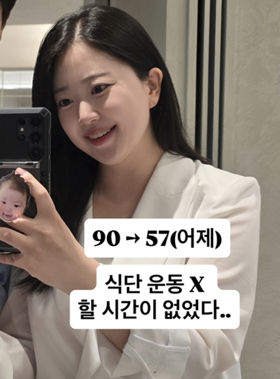 Park Soo-hong ♥ Kim Daye lost 90 → 57kg No facial diet and exercise, in clinical trials