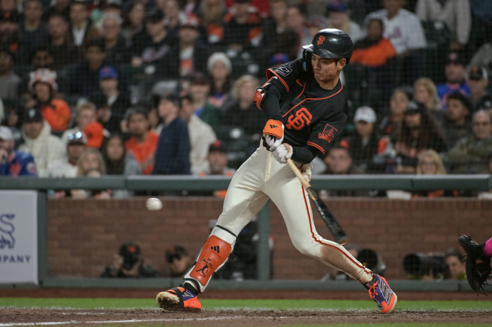 Did you see the quality of Lee Jung-hoo's batting? 155km → 157km → 171km ML's first hard hit 3 hits! SF's Best Batting Media