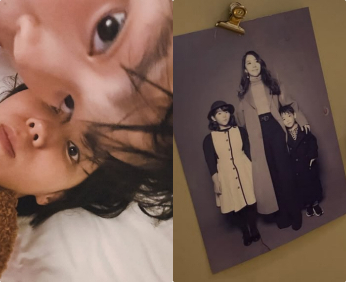 Lee Bum-soo's divorce brought in Lee Yoon-jin and Da..The fun moment of the three family photos